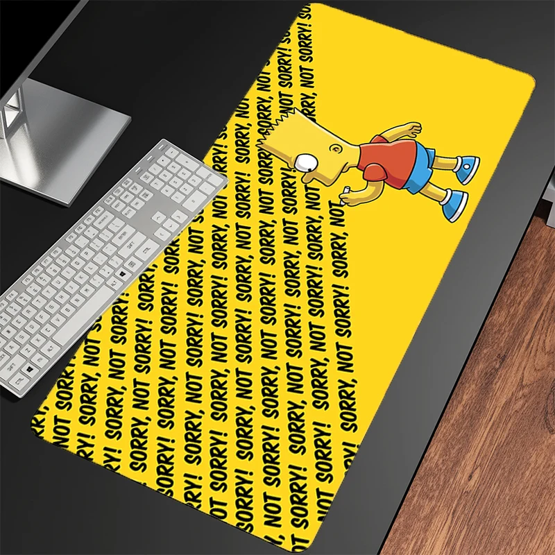 لوحة ماوس مصممة خصيصًا، حصيرة مكتبية، سجادة كمبيوتر مكتبية، لوحة مفاتيح، ملحقات ألعاب الطاولة، لوحة ماوس T-The Simpsons #4