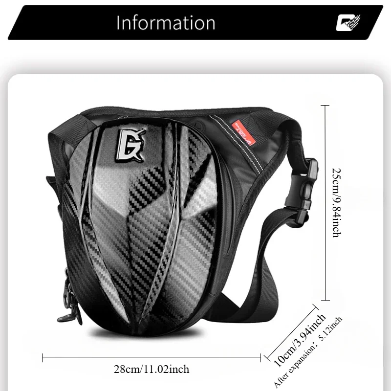 

LCARS Unisex Motorcycle Leg Bag - All Seasons Practical Design With Stylish Look