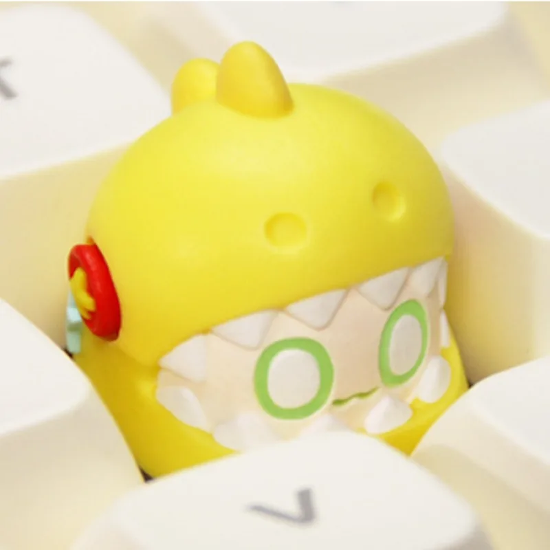 

MiFuny Puppet Dragon Keycap Cute Pink Artisan Original Custom Anime Keyboard Cap KeyCap for Mechanical Keyboard Accessories Gift