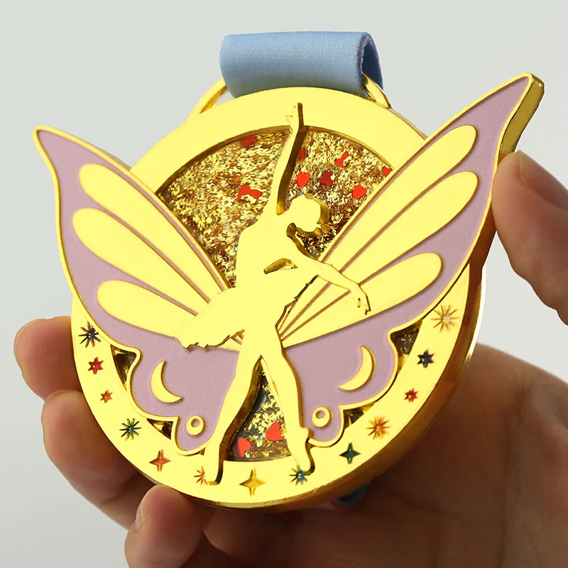 Custom Medal for Little Dancer Children Kindergarten School Competition Group Honor High-end Creative Souvenir