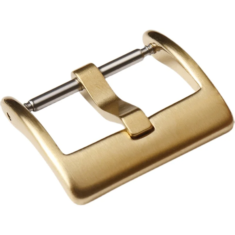 Aço inoxidável sólido Assista Fecho, Assista Belt Pin Buckle, Fosco Matte Tongue Buckle, 3mm, 16mm, 18mm, 20mm, 22mm, Acessórios