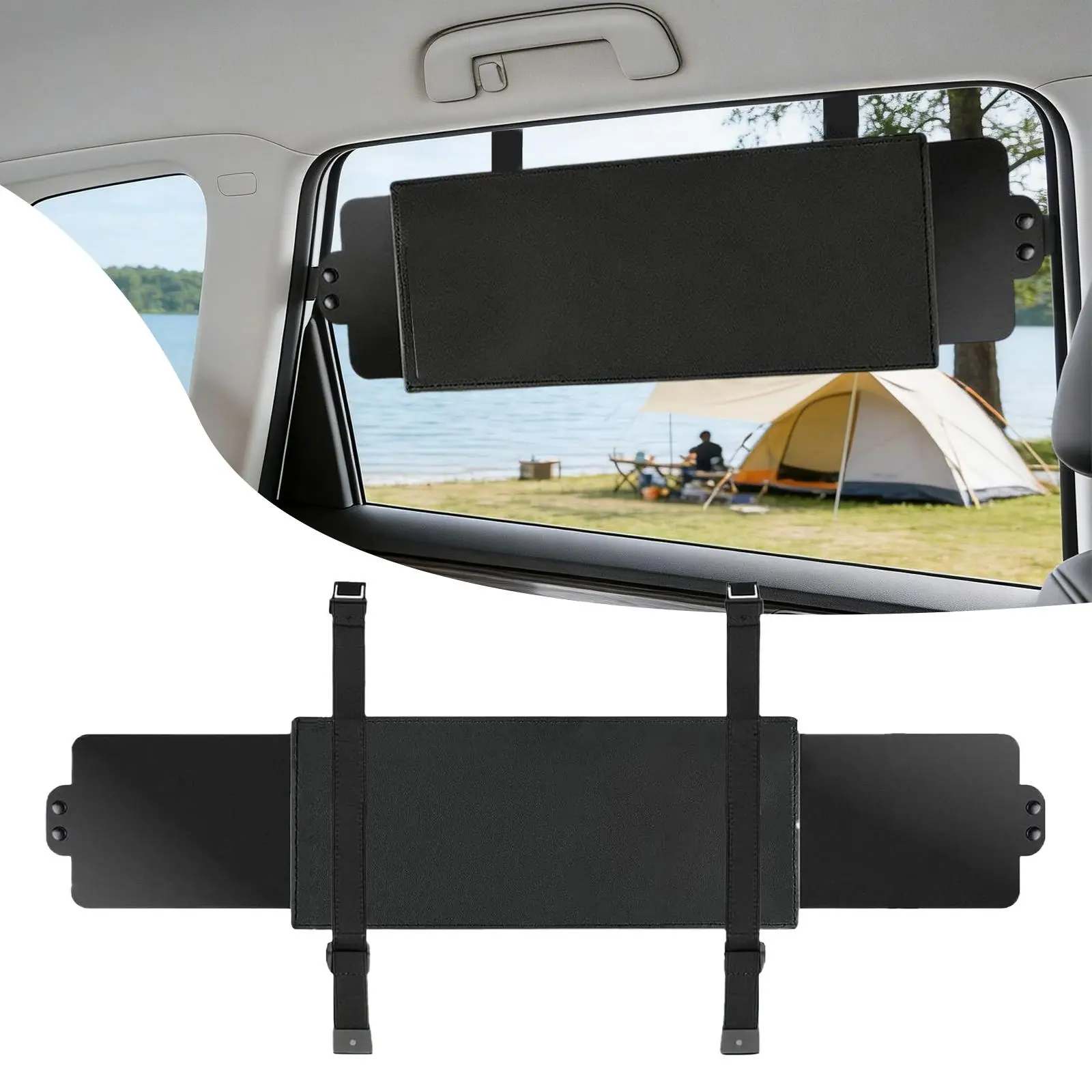 Car Sun Visor Extende Shade Accessory Universal Eye Protect Sun Blocker for Summer SUV Blocking Day Lights Front Seat