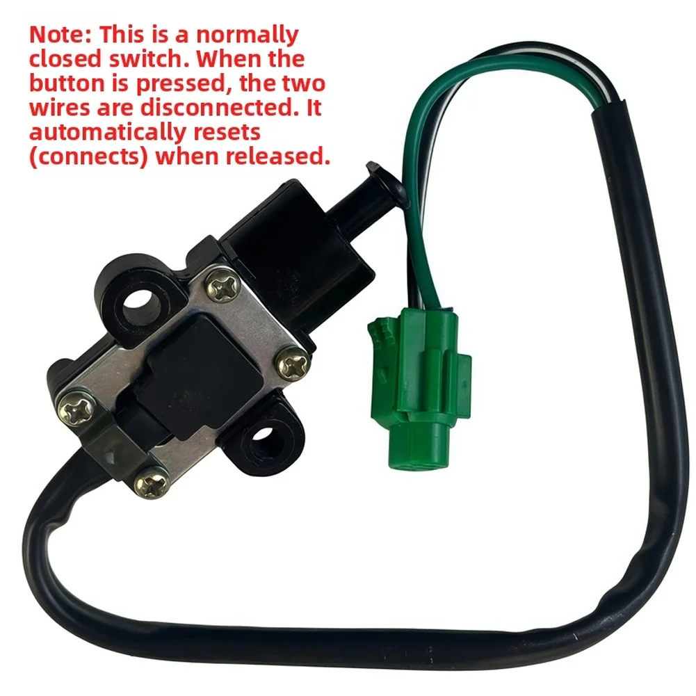 Waterproof Normally Closed Motorcycle Side Stand Switch for Engine Cut Safety with Easy 2 Wire Installation Waterproof