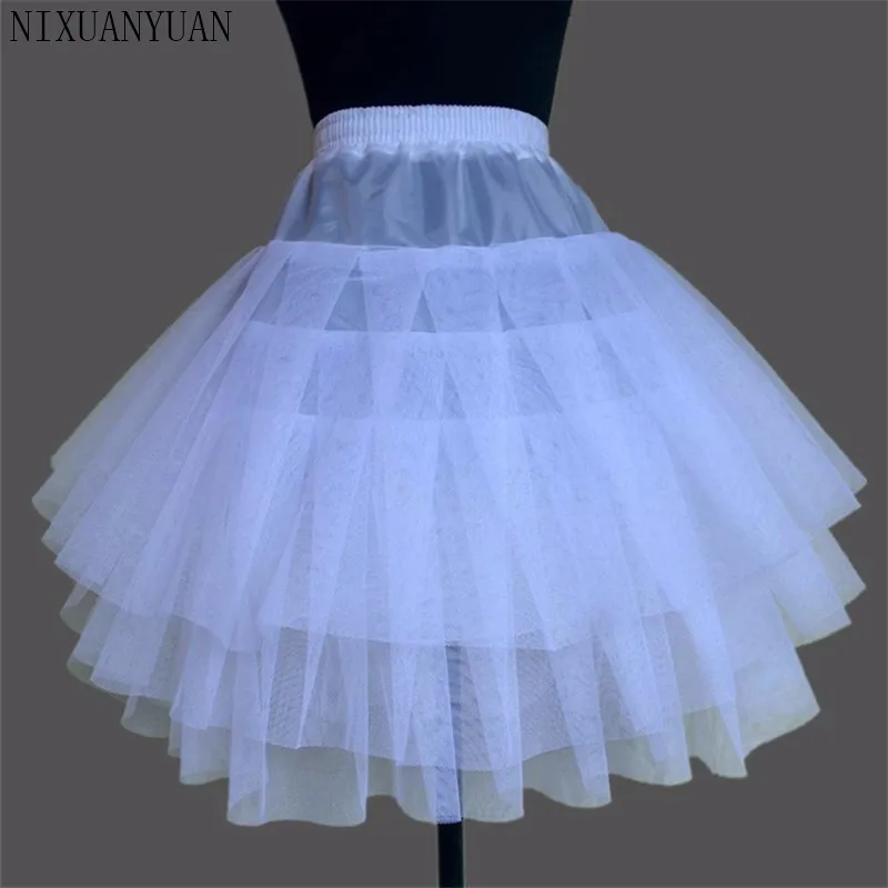 Trẻ Em Mới Petticoats Cho Chính Thức/Đầm Hoa Bé Gái 3 Lớp Hoopless Ngắn Crinoline Cô Gái Nhỏ/Trẻ Em/Con tây Nam Không