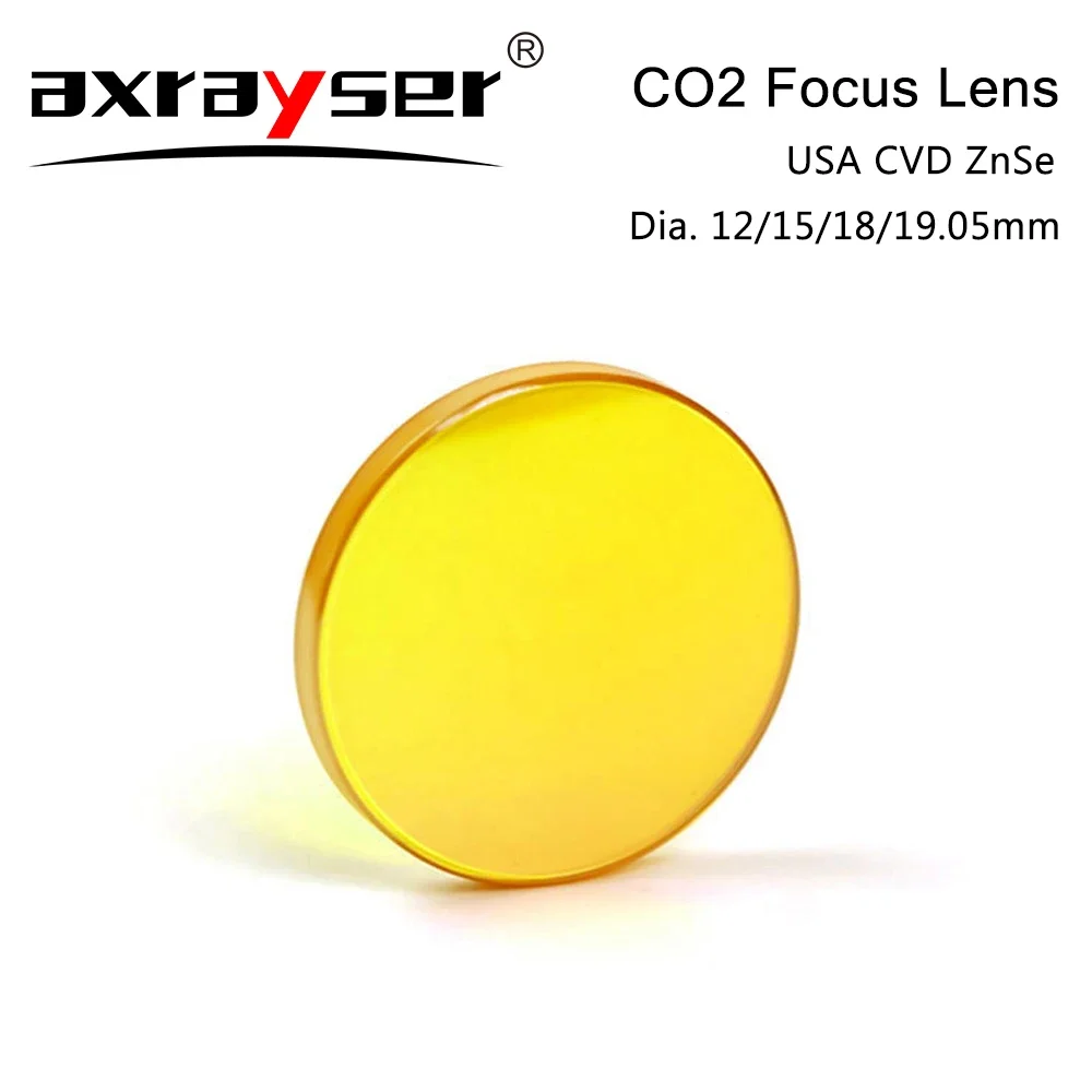 CO2 ZnSe Fokuslinse USA CVD Durchmesser 12/18/19,05/20/25mm Brennweite 38,1/50,8/63,5/76,2/101,6mm für Lasermaschinen-Schneid- und Gravurteile – Detail 7