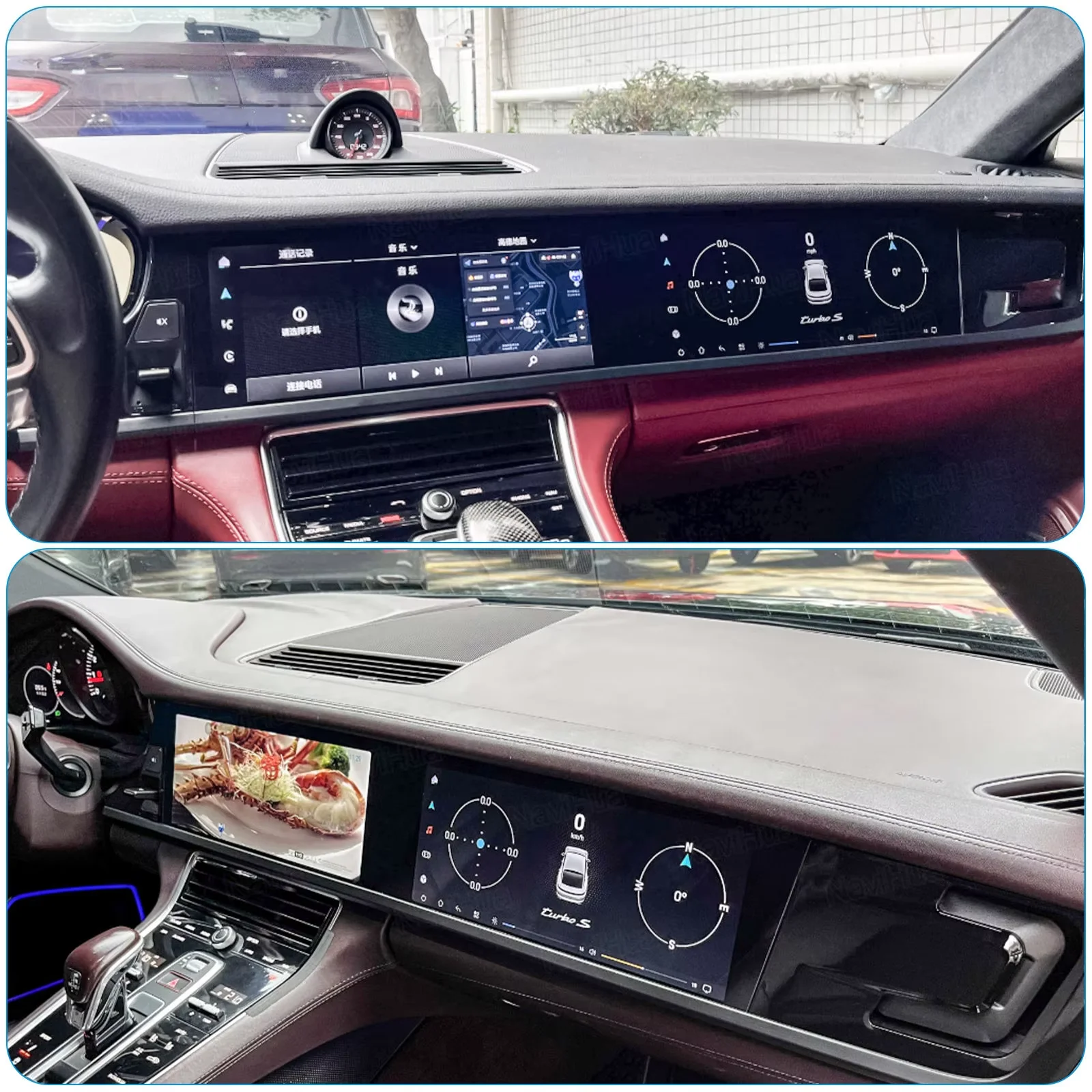 Picture 6: LHD RHD Android Multimedia Player For Porsche Panamera 971 2010-2023 Wireless CarPlay WIFI Navigation Head unit Bluetooth