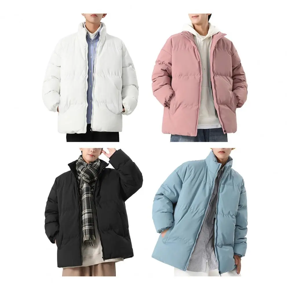 

Winter Men Warm Parkas Jacket Men Casual Cotton Stand Collar Parkas Male Outwear Windbreaker Warm Coats Clothing Outwear