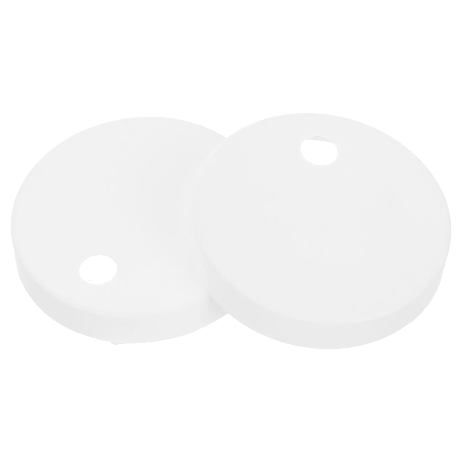 

1Pair Round Toilet Bolt Caps 45Mm White Plastic Cover for Bowl Screws Decorative Fixing Replacement Part Bathroom Upgrade