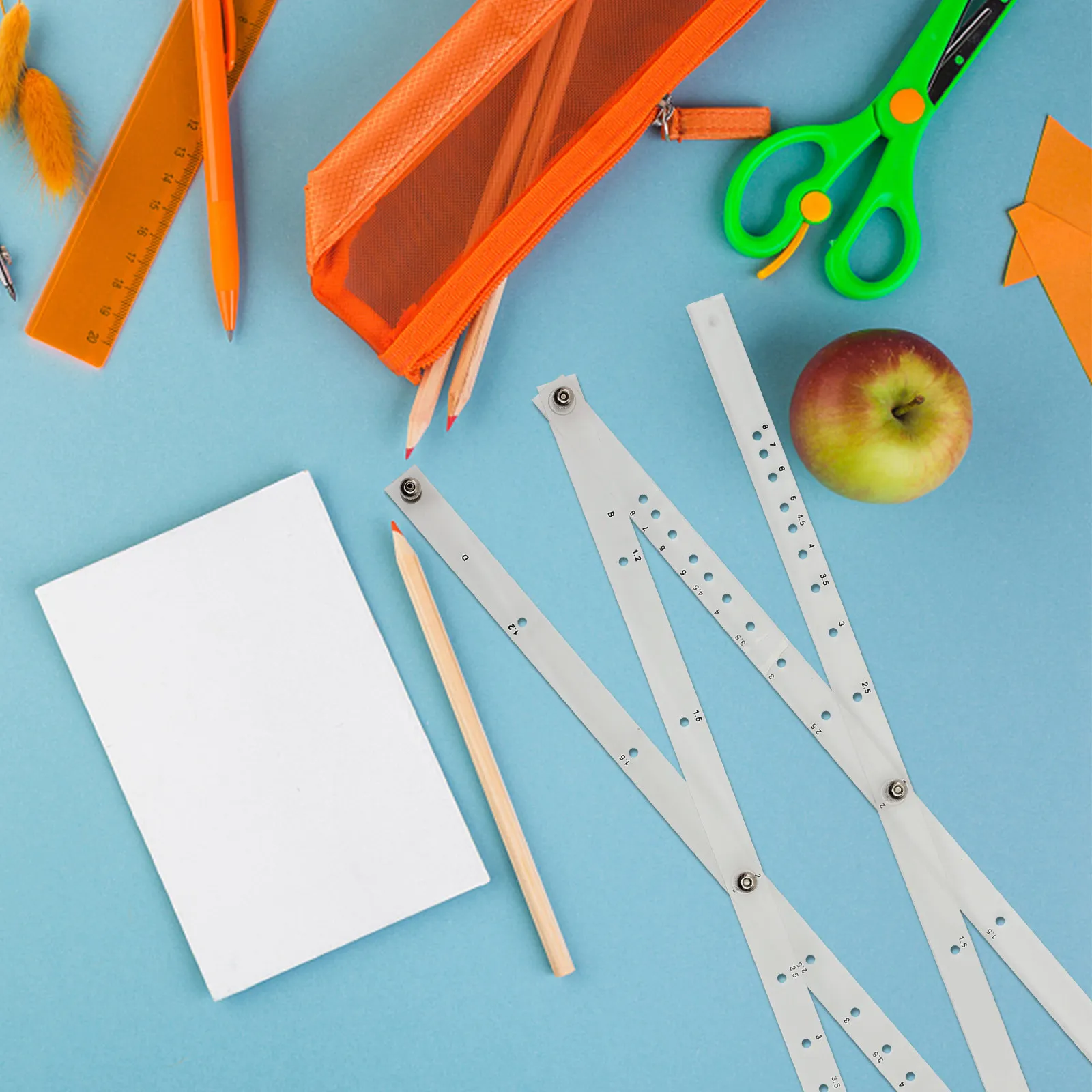 

Scale Ruler Lightweight Portable Drawing Tool For Drafting Design School Office Rulers For Drawing Folding Ruler
