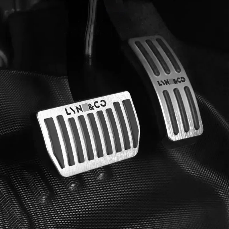 Lynk Co 01 02 03 05 Non-slip Aluminum Alloy Throttle Brake Pedal Cover EM-P Brake Accelerator Pedal Car Accessories