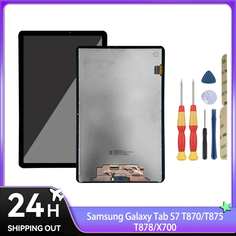 For Samsung Galaxy Tab S7 T870/T875/T878/X700 / LCD Display + Touch Screen + Tools