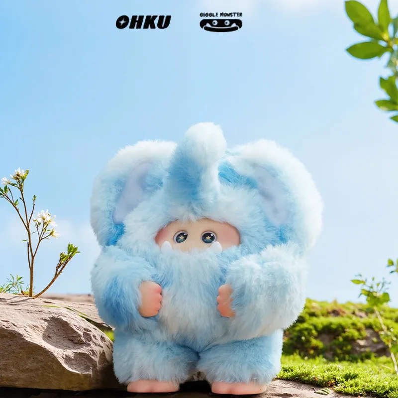

OHKU GIGGLE MOSTER V2 Furry Forest Виниловая плюшевая слепая коробка Модные игрушки Милая сумка для кукол Подвеска Украшение Таинственная коробка Подарок-сюрприз