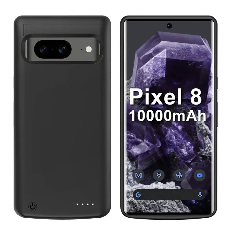 For Google Pixel 8 7 6 Pro Battery Cases New Power Case High Capacity 10000mAh External Battery Charging Case