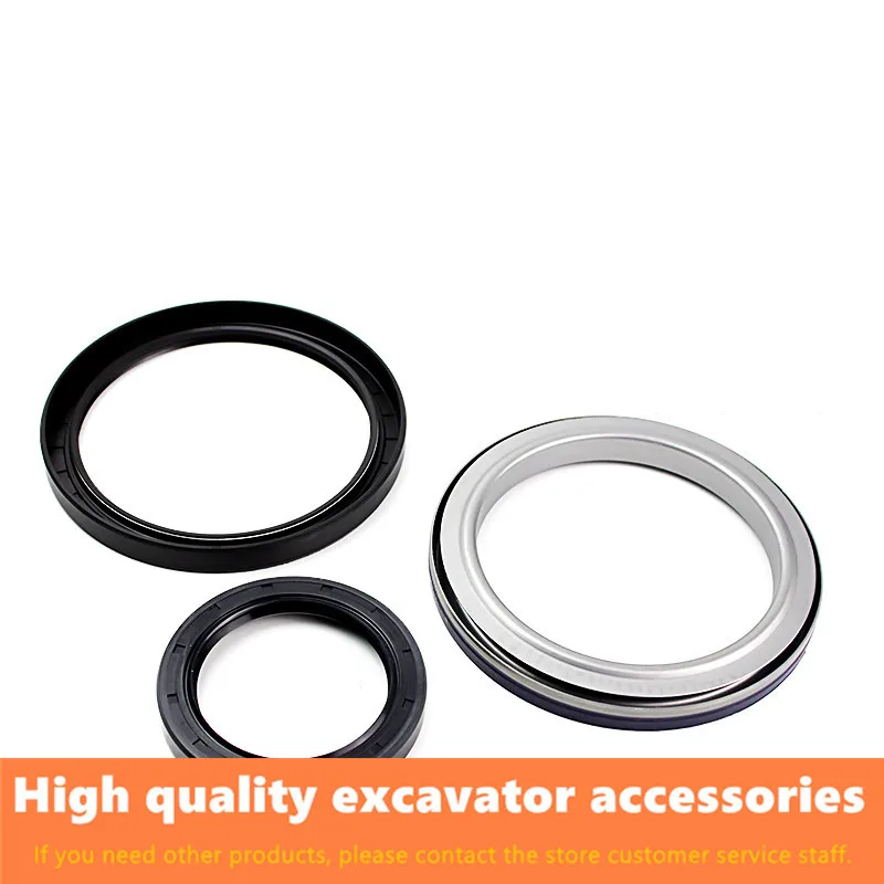 For E200B 320B 320C 320D S6K excavator engine front and rear oil seals high quality durable excavator accessories Free shipping