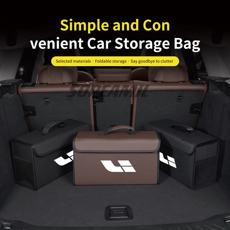 

Car Trunk Organizing And Storage Box For LEADING IDEAL Li Auto One L6 L7 L8 L9 MEGA One i8 Automobile interior Accessories