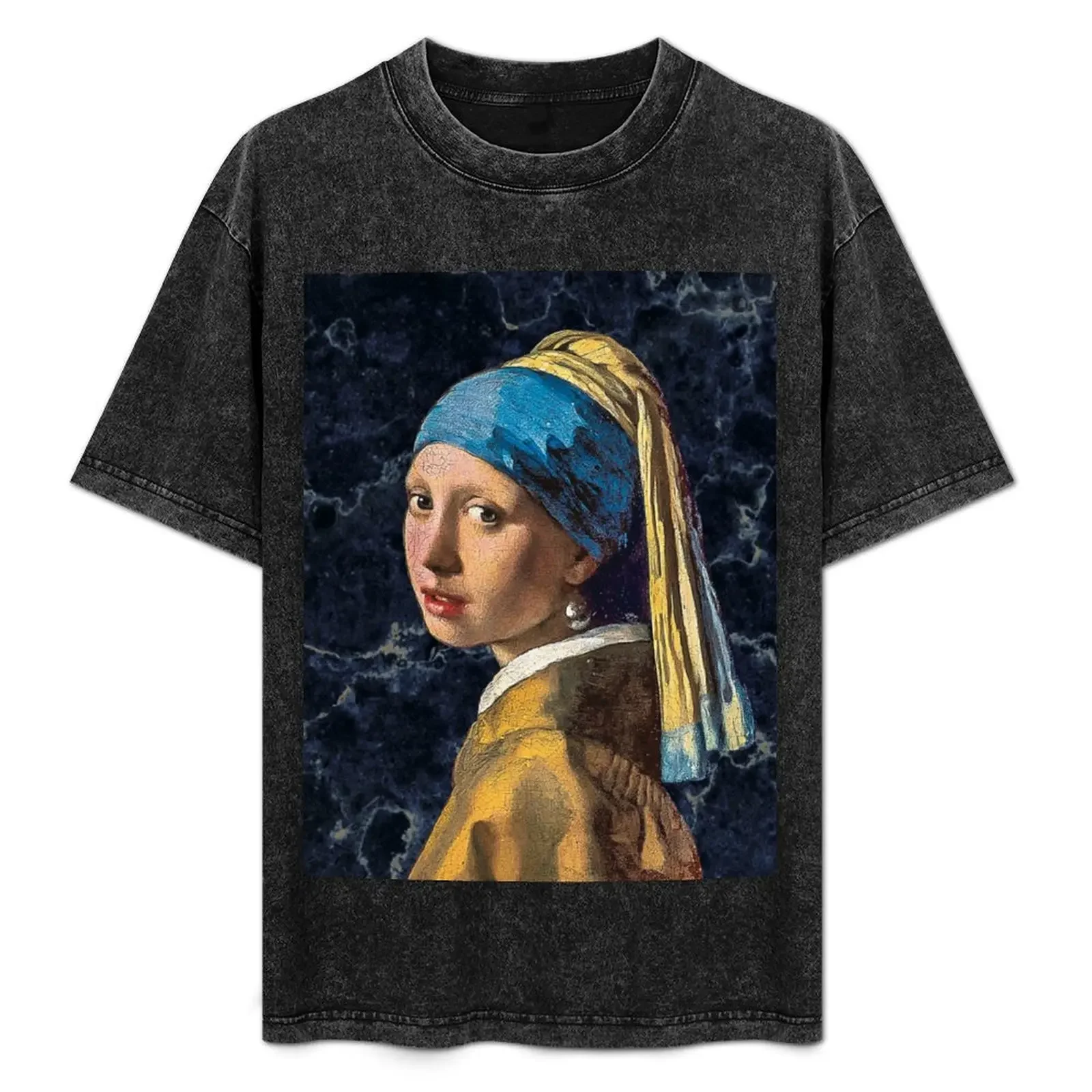 

Girl with a pearl earring T-Shirt t shirt man designer t shirts for man cotton T-Shirt