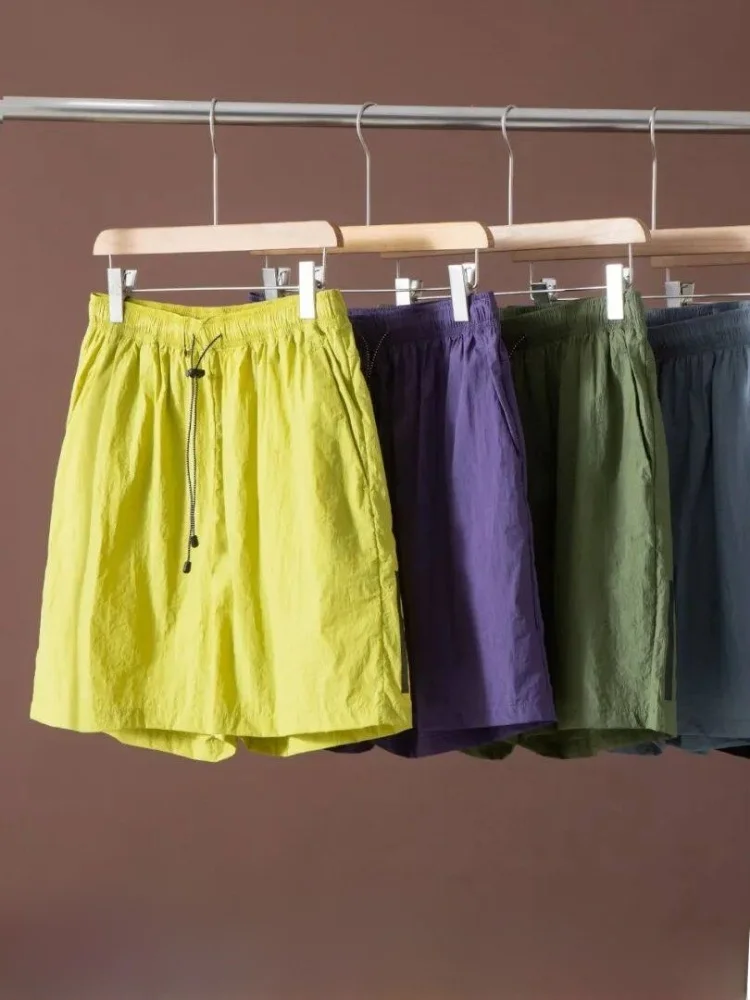 

Dopamine Color Five-Point Casual Outdoor Shorts Quick Dry Three-Bar Workwear Loose Fit Summer Men's Fashion Shorts