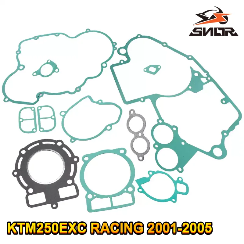 SNOR Full Engine Complete Gasket Kit Fit For KTM 250EXC RACING 2001 2005 Motorcycle Engine Overhaul Sealing Replacement Gaskets