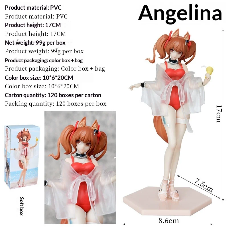 

Anime girl Angelina summer swimsuit suit anime anime model sculpture wholesale