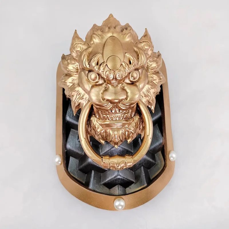 Game Honkai Star Rail Jing Yuan Cosplay Costume Accessories EVA Resin 3D Printing Lion Shoulder Armor Comic Con Prop Halloween