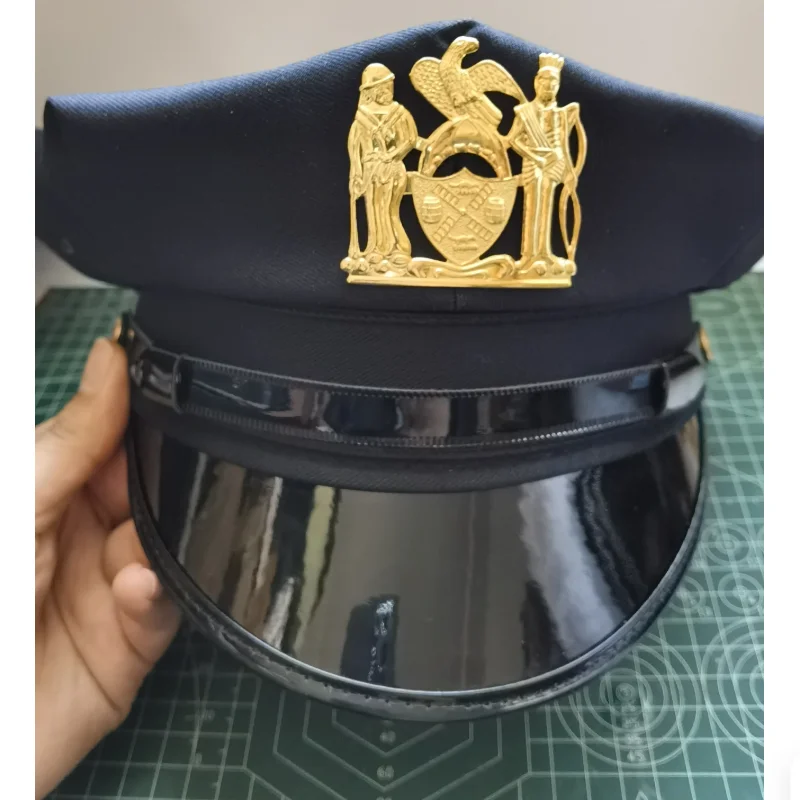 

New York Octagonal Hat with Golden Emblem