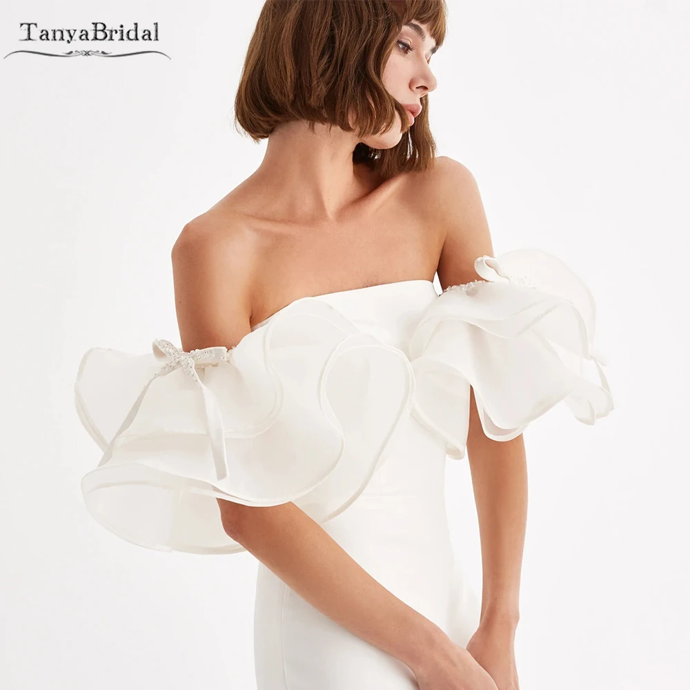 

New Coming Crepe Removable Organza Sleeves Hand-Beaded Bow Boho Fingerless Gloves Chic DG091