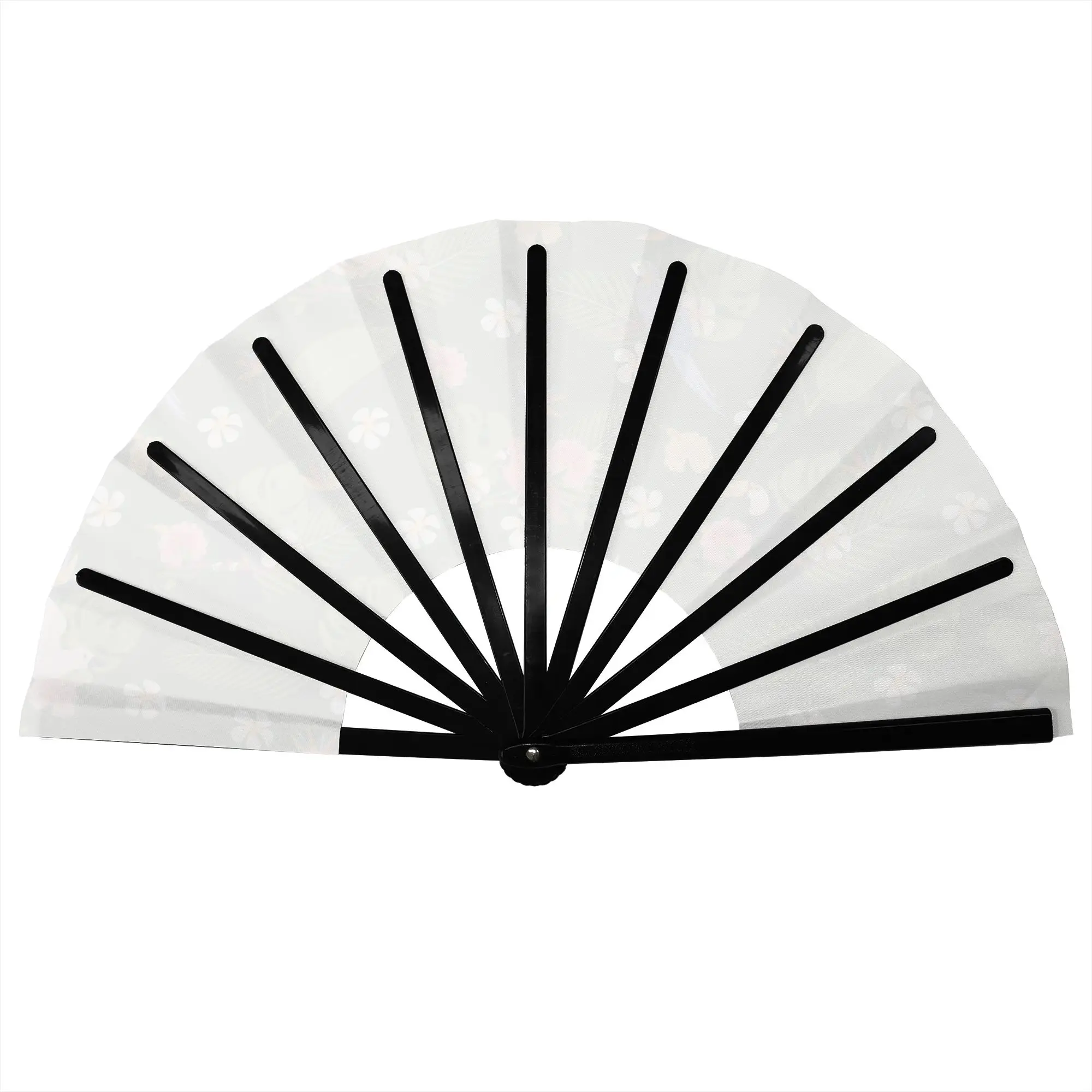 Hawaiian Style Parrot Tropical Seamless Pattern Hand Fan Promotional Gift Party  Durable Folding Fans Unique Bulk Pack Fan