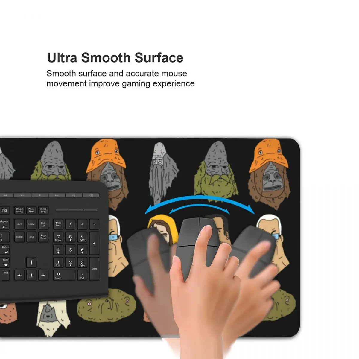 Big Lez Show St Large Mouse Pad Computer Keyboard Mouse Mat Gamer PC Laptop Desk Mat Office Accessories Table Mats