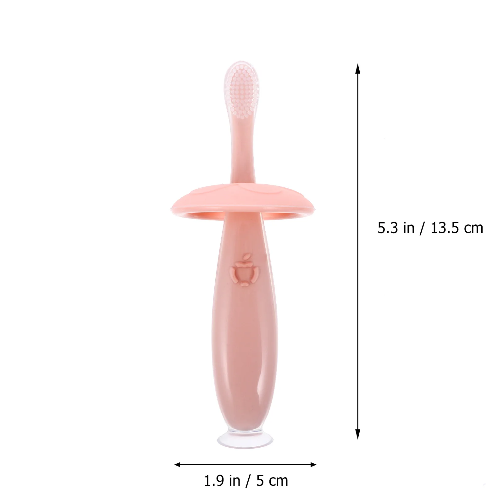 

1 Set Durable Silicone Baby Toothbrush Soft Bristle Design Ergonomic Kids Oral Hygiene Tool