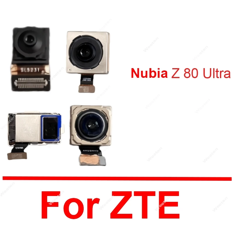 

Для ZTE Nubia Z80 Ultra: задняя макро- и широкоугольная камера, модуль камеры, запасная часть для ремонта телефона, идеальная замена