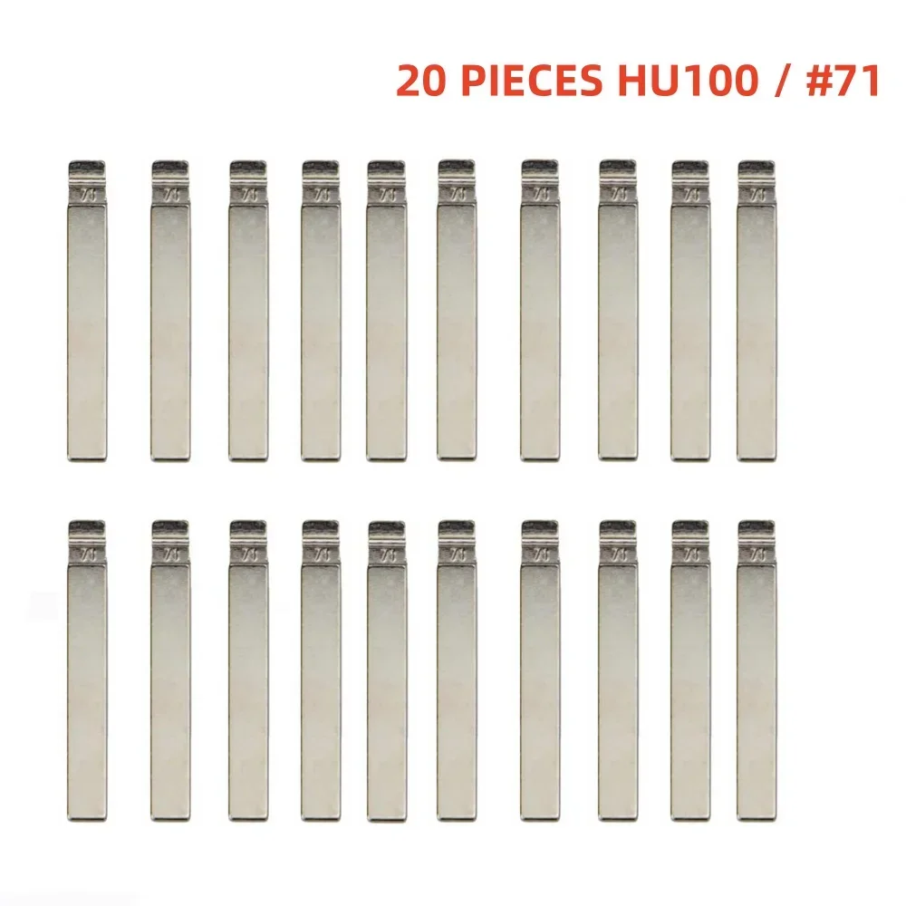 KiTi For 71#HU100 Flip Key Blade For Xhorse / Keydiy Universal Remote Flip Keys
