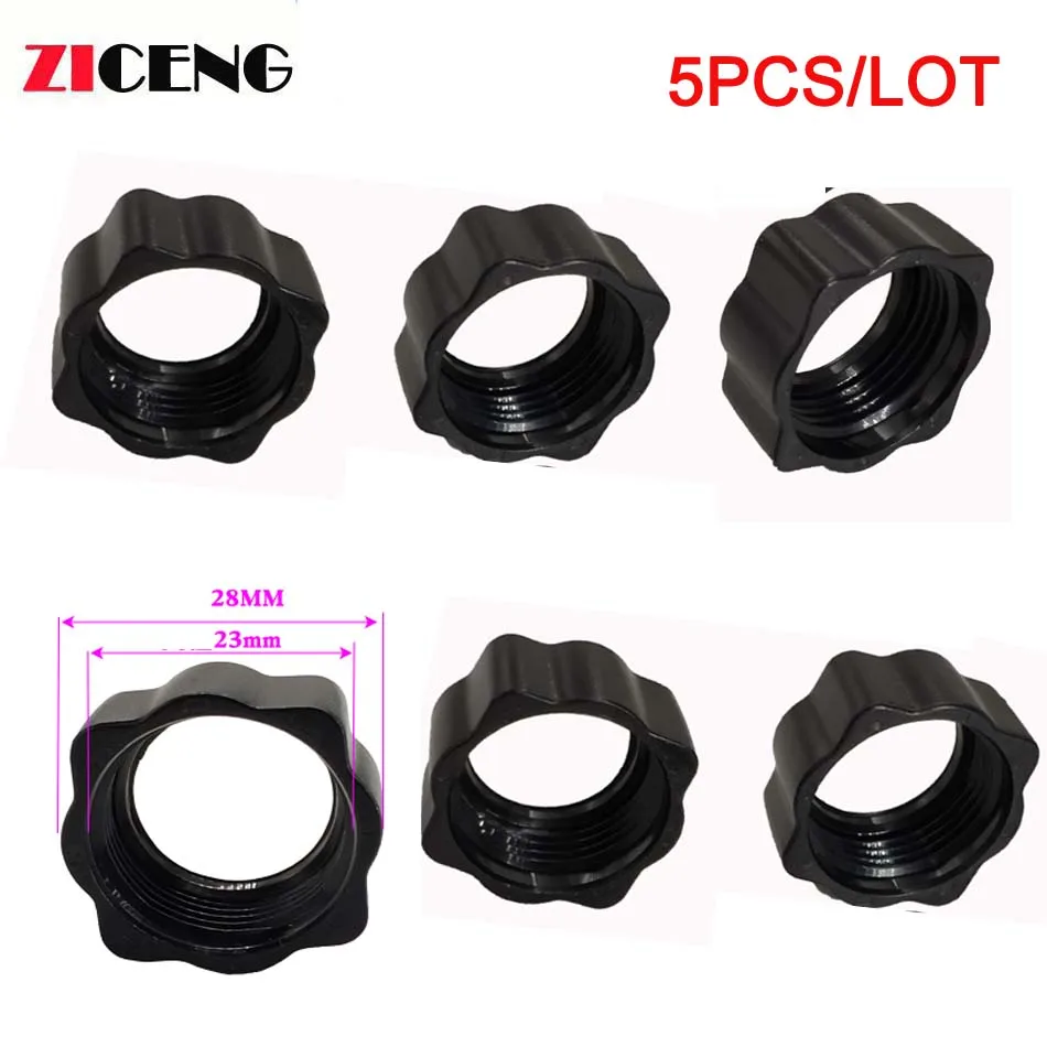 5pcs/lot Lock Nut Accessories Air Outlet Fixing Clip Nut Screw Base for 17mm Ball Head Car Mobile Phone Holder Mount GPS Camera