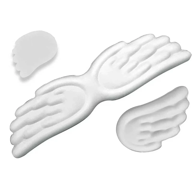 Angel Wing Memory Foam Cushion Support For Mechanical Keyboard Mouse Memory Foam Wrist Support Ergonomic Desk Accessory Tool Kit