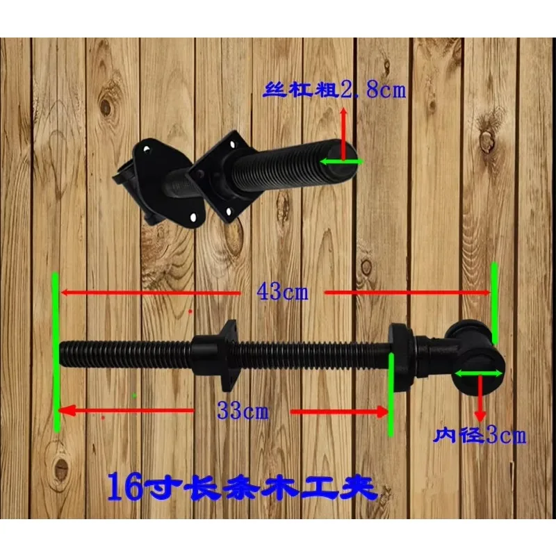 Herramientas de carpintería, abrazaderas para carpintería, tornillo de banco de mesa de 13/16 pulgadas con cola de tornillo larga, herramientas de Hardware de tornillo de madera de hierro fundido