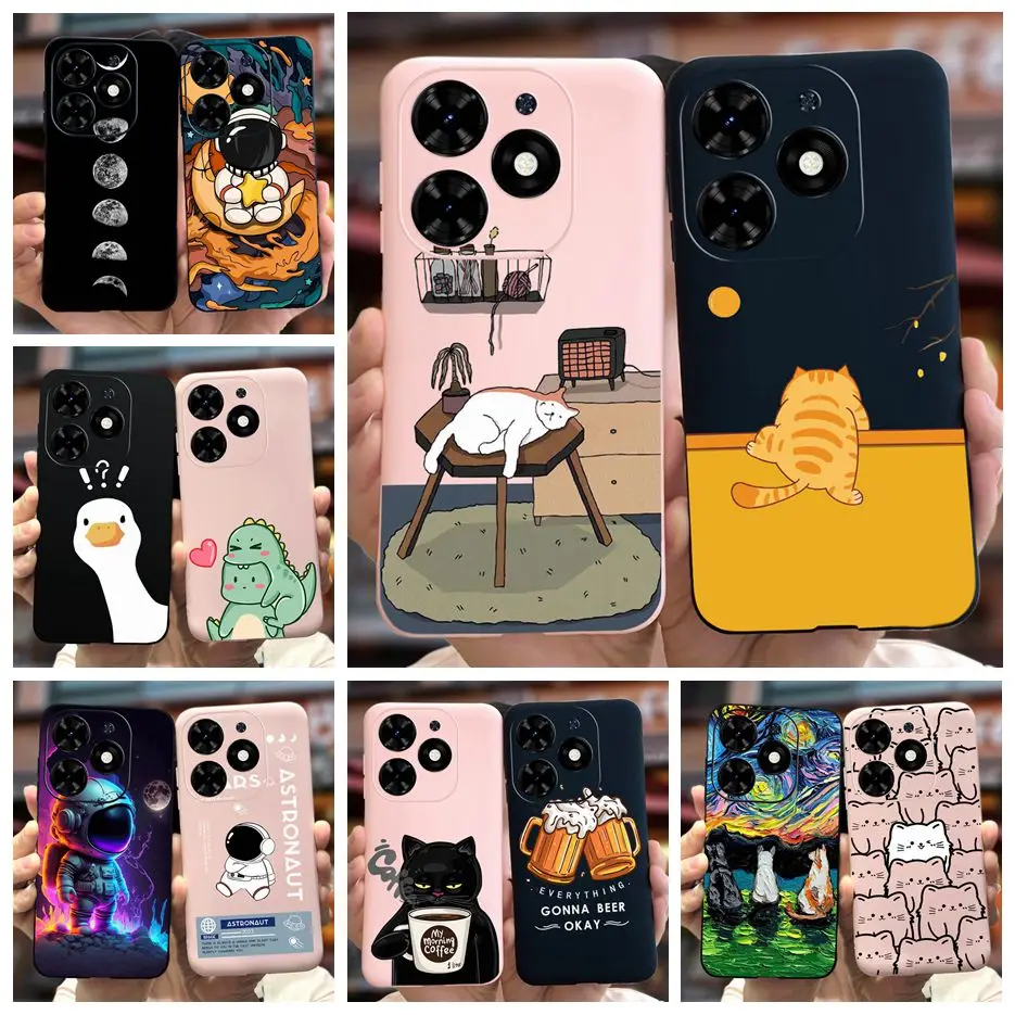 For Infinix hot 40i Case X6528B Cute Fashion Cartoon Cover Soft TPU Phone Case For Infinix Hot 40 Pro Hot40 Hot40i Fundas Bumper