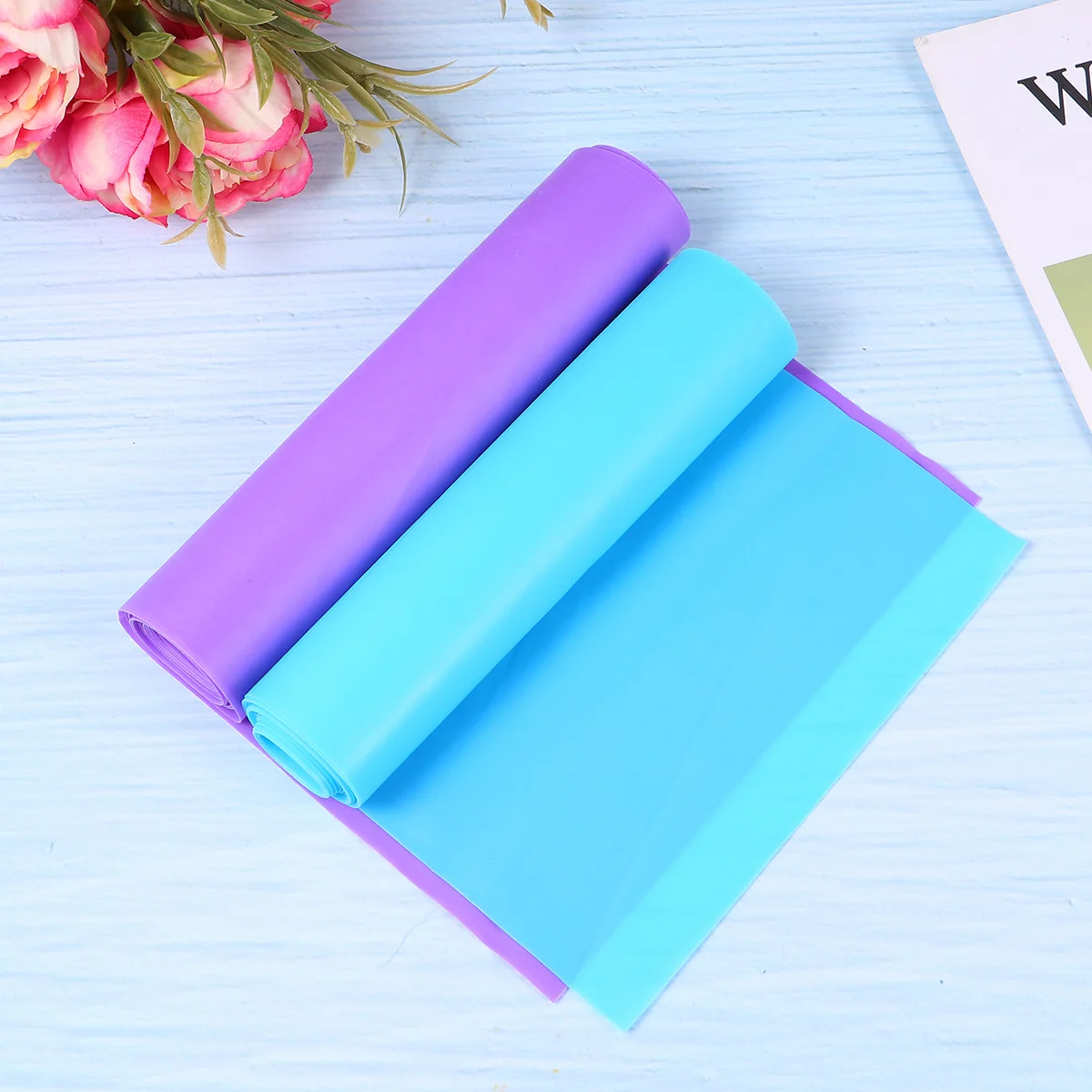 

3Pcs Non-Slip Yoga Strap Elastic Bands 2m Resistance Loop for Stretching Flexibility Exercise Belt Pulling Rope Fitness