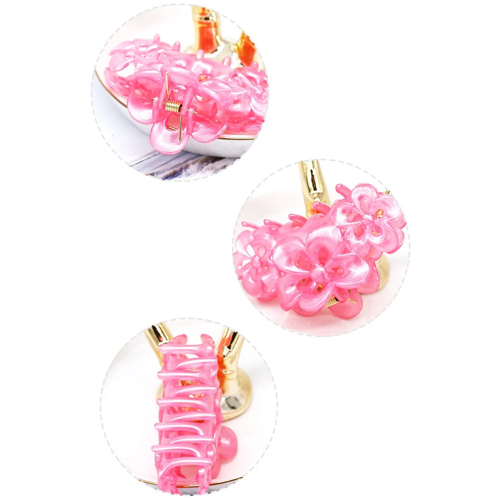 

12 pcs Bath Hair Clips Women Claws Chunky Jaw Accessories Girls Durable Plastic Metal Easy Styling Teen Decorations