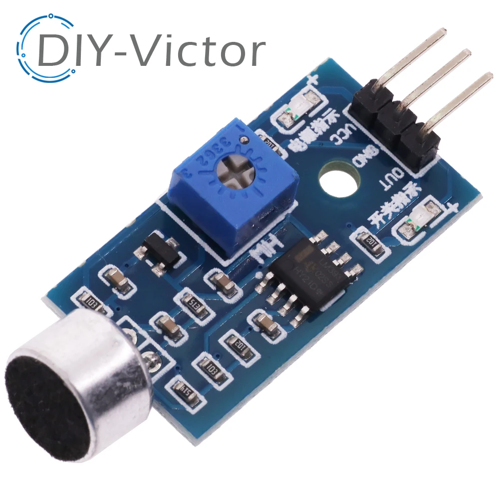 3pin Voice Sound Detection Sensor Module Intelligent Smart Robot Helicopter Airplane Boart Car for arduino Diy Kit