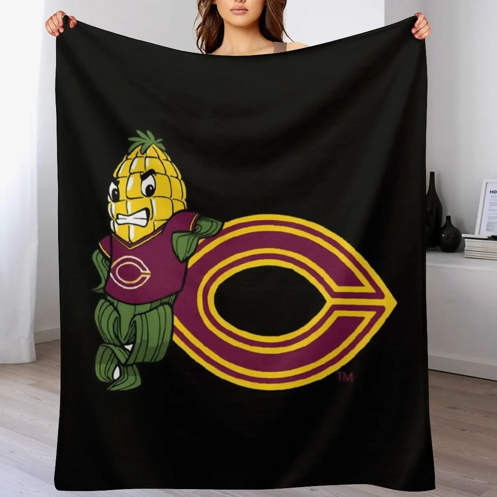 

Concordia College Cobbers Throw Blanket Color Fast Cozy Throw Blanket
