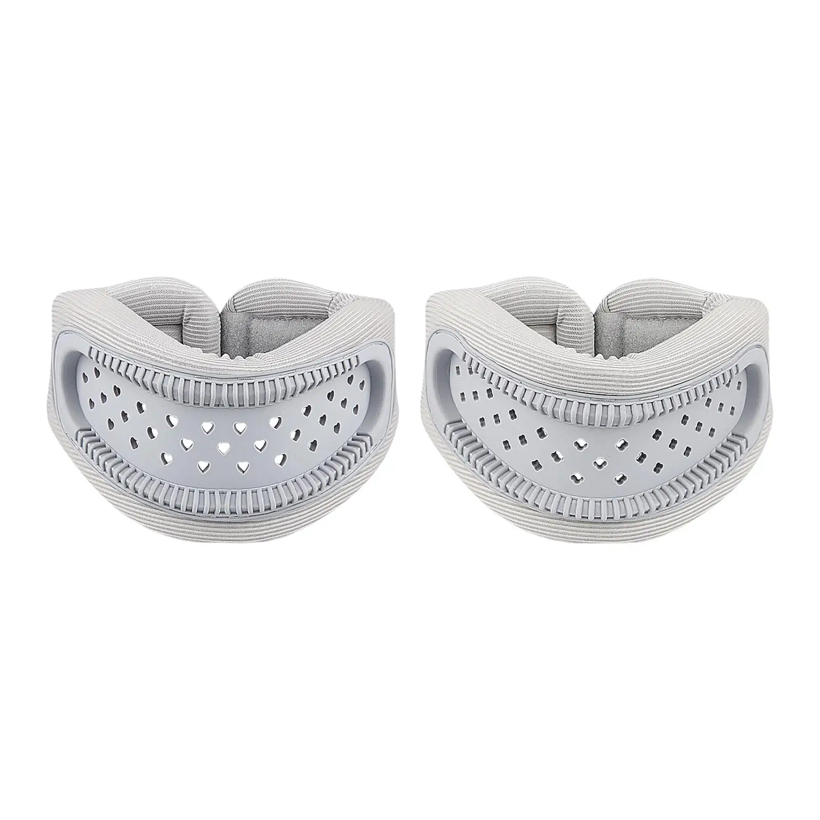 Portable Neck Brace Hollow Design Ergonomic Pillow Memory Foam Breathable Collar for Office Car Airplane Travel