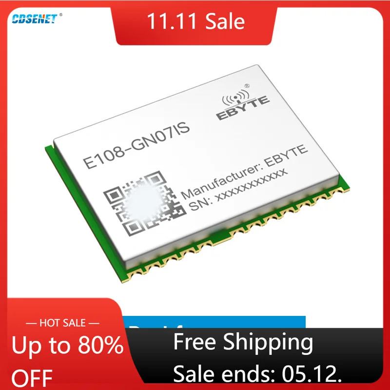 Dual GNSS Statellite Positioning Module CDSENET E108-GN07IS GPS BDS GLONASS GALILEO QZSS SBAS Low Power Industrial Grade