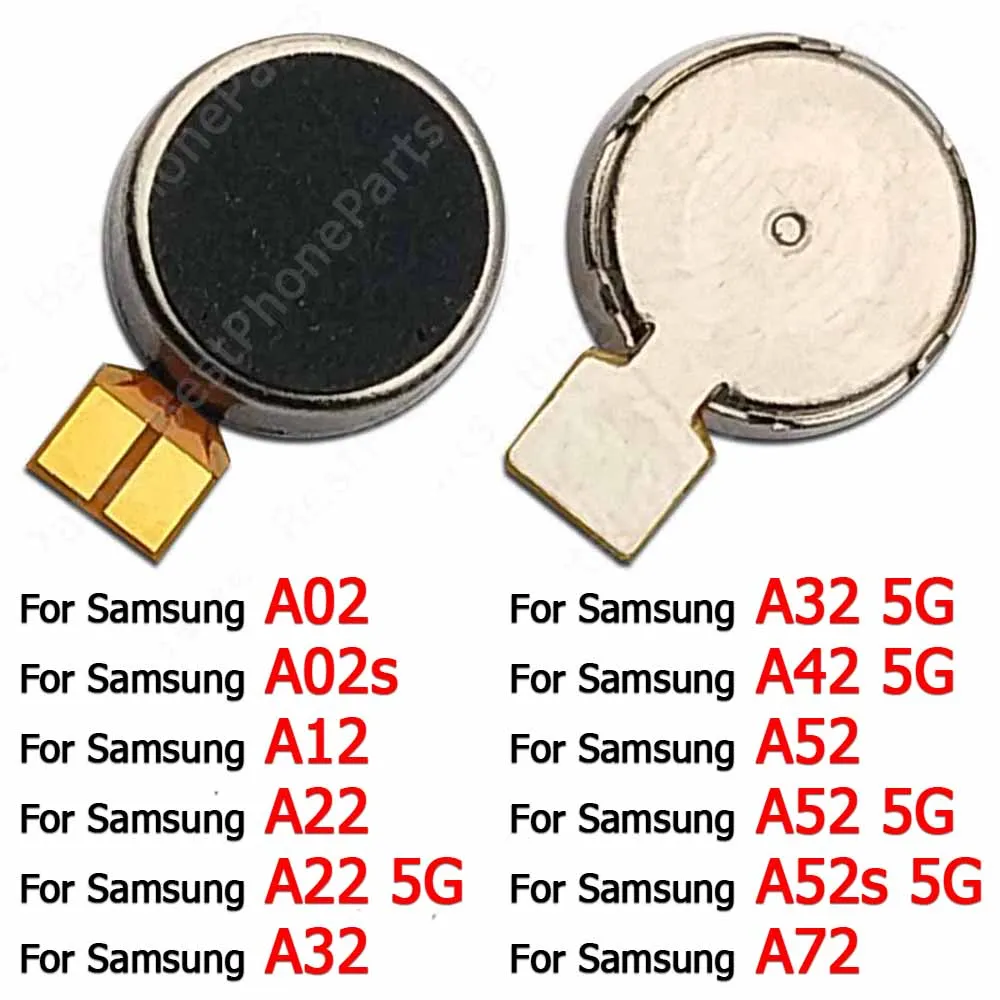 Vibrator Motor Vibration For Samsung Galaxy A12 A22 A32 A42 A52 A52s A72 5G A02 A02s Repair Replacement Spare Parts Flex Cable