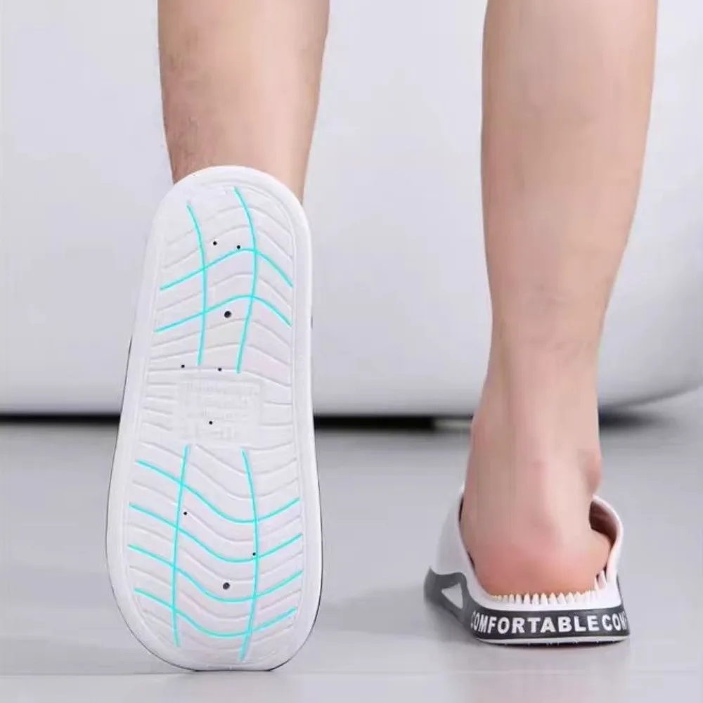 Non-Slip Foot Massage Slippers PVC Creative Acupressure Massage Slippers Feet Care Casual Acupoint Foot Slippers Men Women