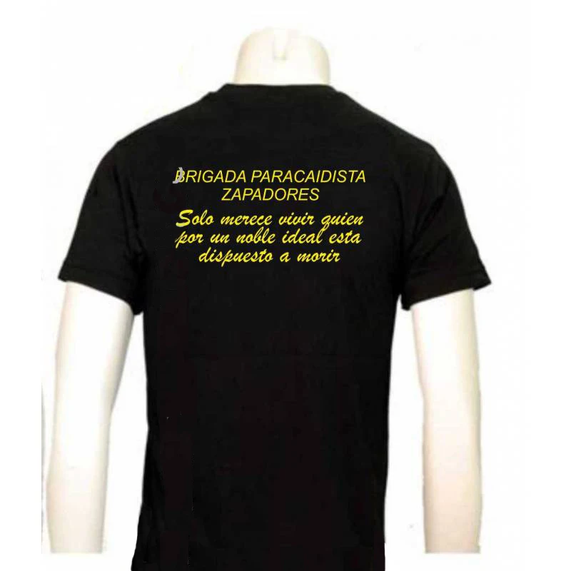 Spanish Paratrooper Brigade ELLAZAPADORES T-Shirt New Short Sleeve 100% Cotton Casual O-Neck Summer Mens T-shirt Size S-3XL