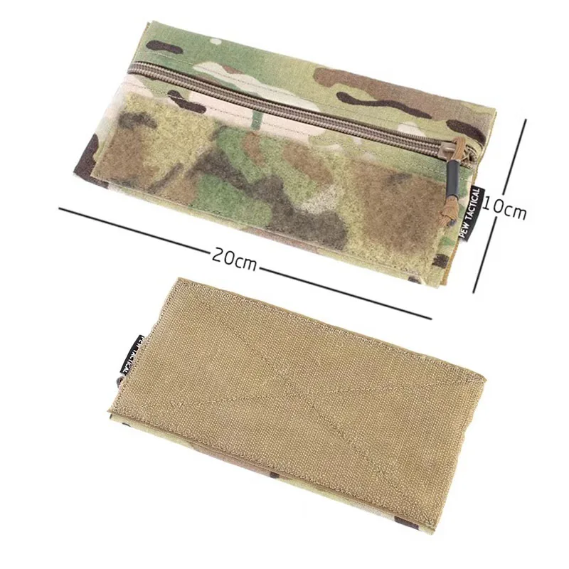 

Pew Tactical The Candy Pouch 4X8 for SS MK3 MK4 Airsoft V3 Half Flap Zipper Admin Pouch Long Style Airsoft Sundry Bag
