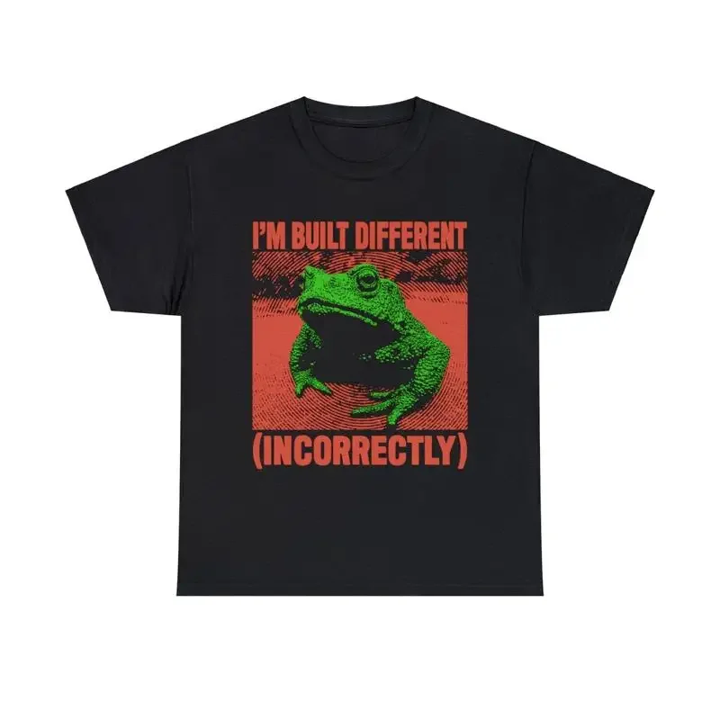 Built Different Incorrectly Frog T Shirt tee