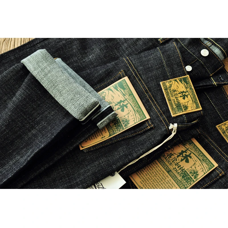 

Loose Straight Leg 168OZ Firecracker Heavyweight Men's Jeans Retro Denim Unisex Breathable Casual Winter Jeans by SauceZhan