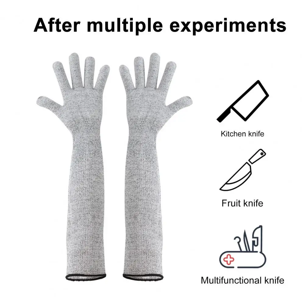 Resistant Pet Gloves Bite Scratch Resistant Pet Handling Gloves Protective Arm Sleeves for Grooming Anti-bite Cat Care Safety