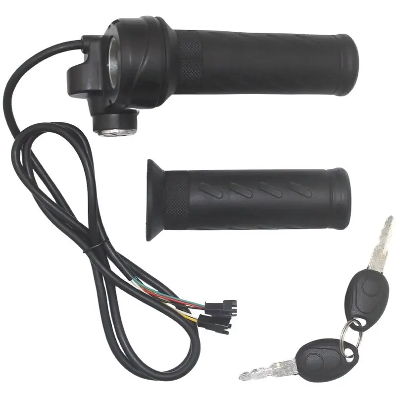 Throttle With Ignition Switch Full Twist Design For Ridstar Q20/Q20 Pro/Q20 Lite/H20/H26 Pro/H20 Ebike Suron Models