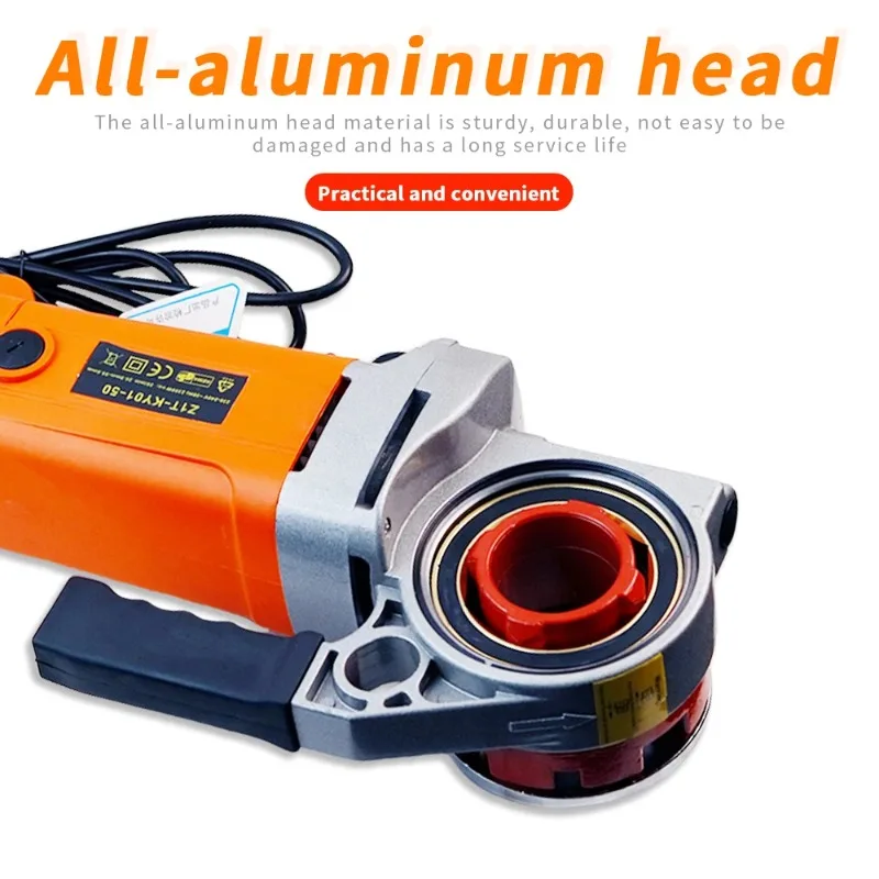 Handheld Electric Pipe Threader Threading Machine for Galvanized Pipes Portable Metalworking Tool for Home Improvement